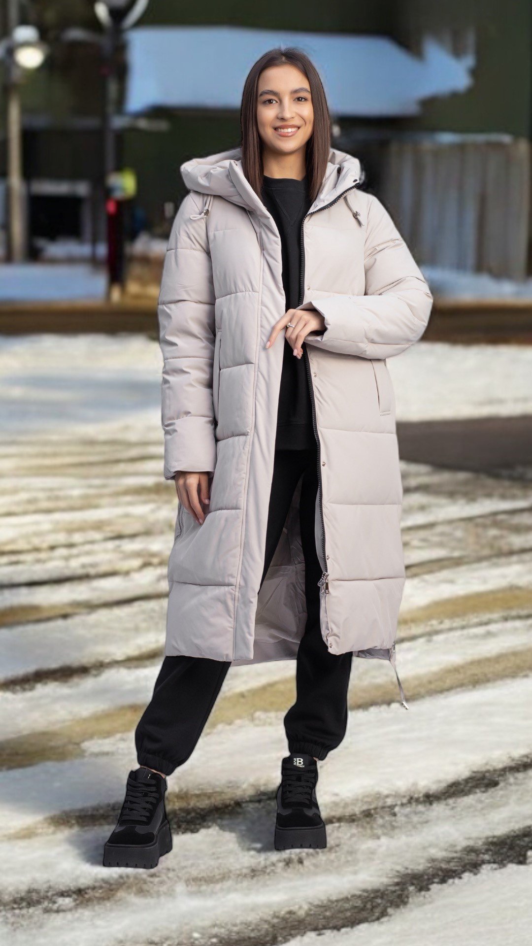 Зимняя куртка alinashoes бежевый купить,NaN
