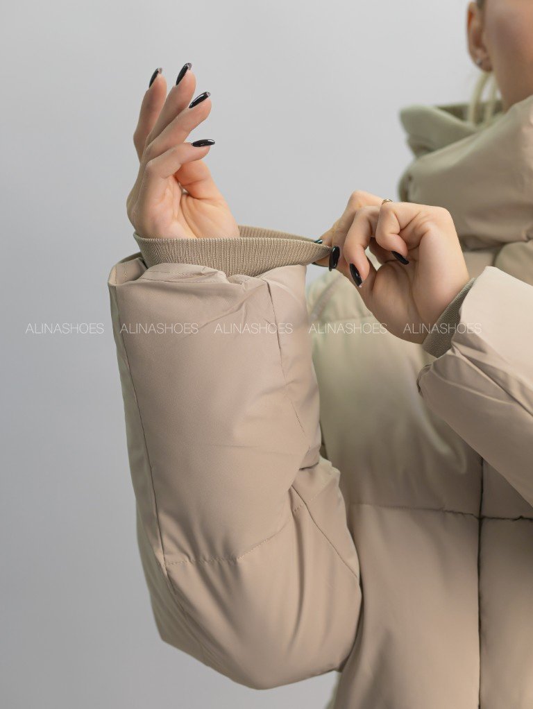 Зимняя куртка alinashoes темно-бежевый купить,NaN