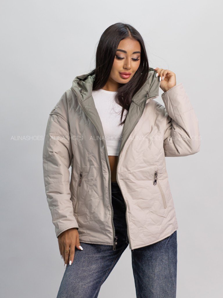 Демисезонная куртка alinashoes хаки купить,NaN