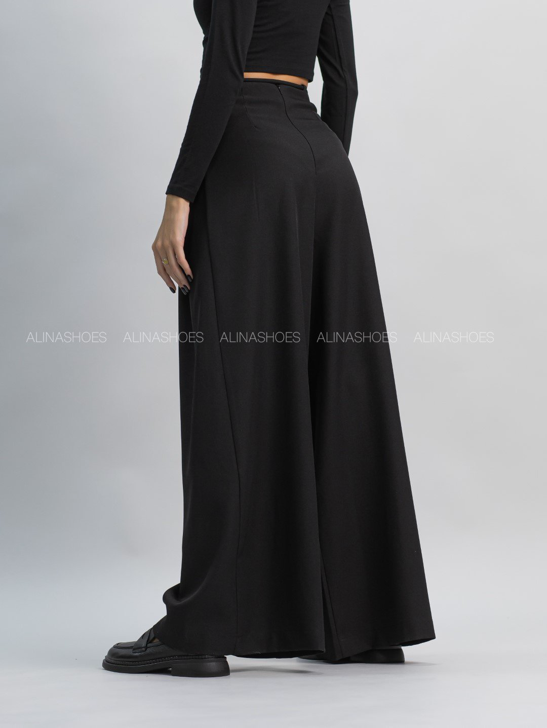 Палаццо alinashoes черный купить,NaN