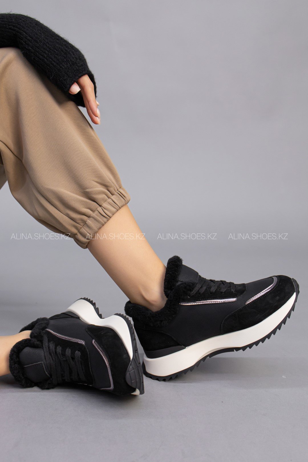 Кроссовки alinashoes черный купить,NaN