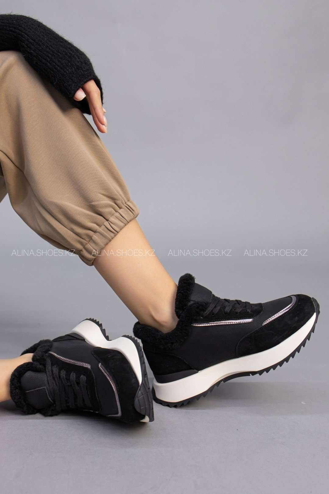 Кроссовки alinashoes черный купить,NaN