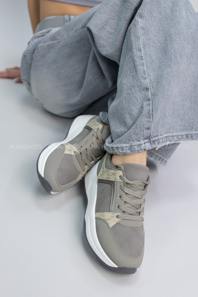 Кроссовки alinashoes серый купить,NaN