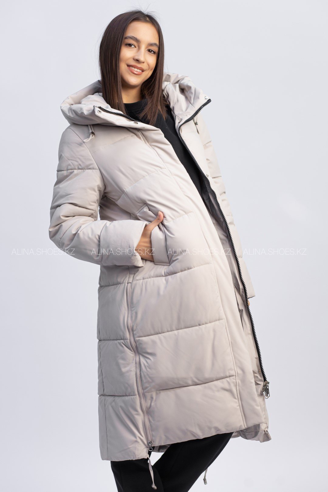 Зимняя куртка alinashoes бежевый купить,NaN