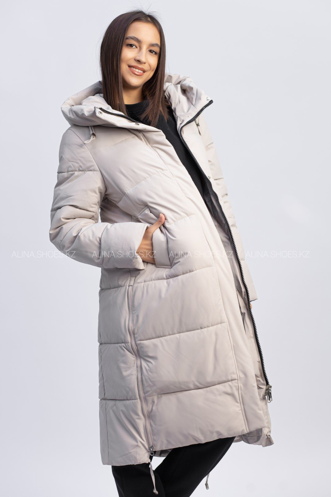 Зимняя куртка alinashoes бежевый купить,NaN