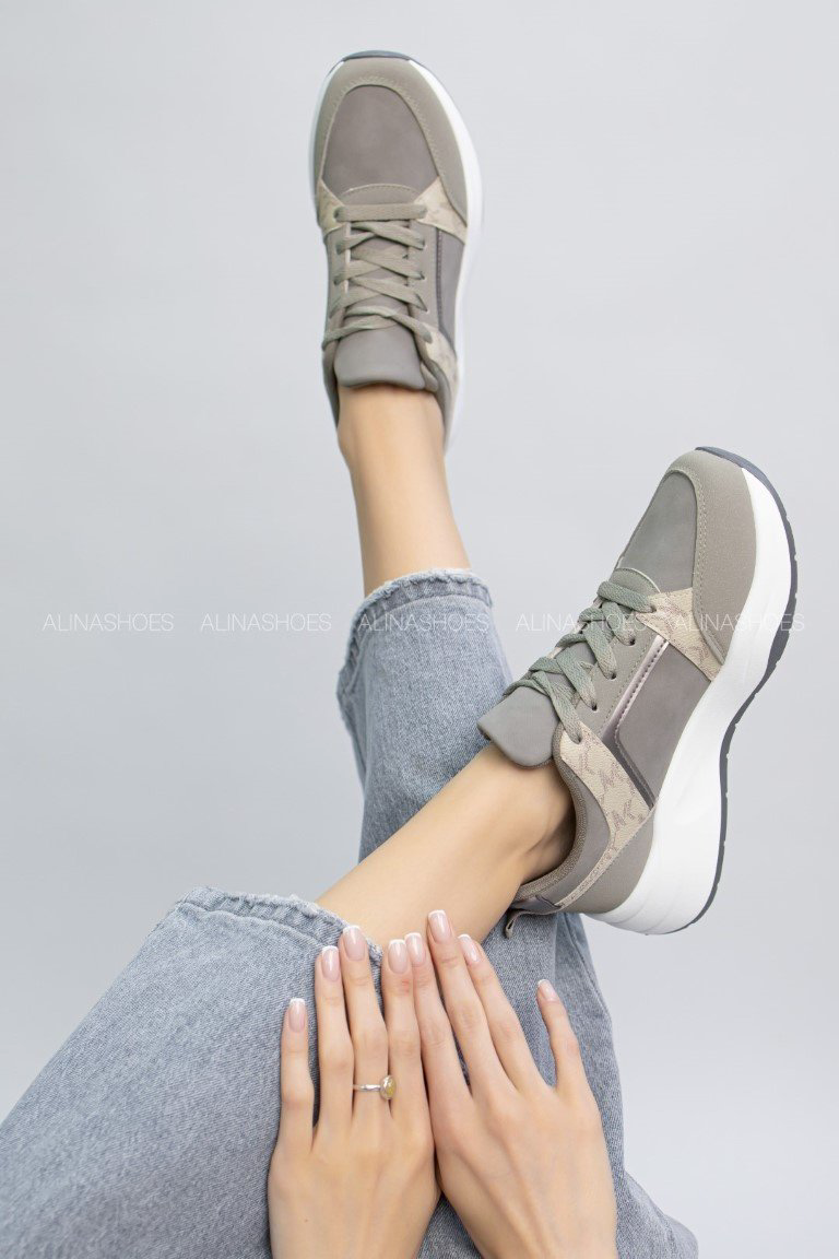 Кроссовки alinashoes серый купить,NaN