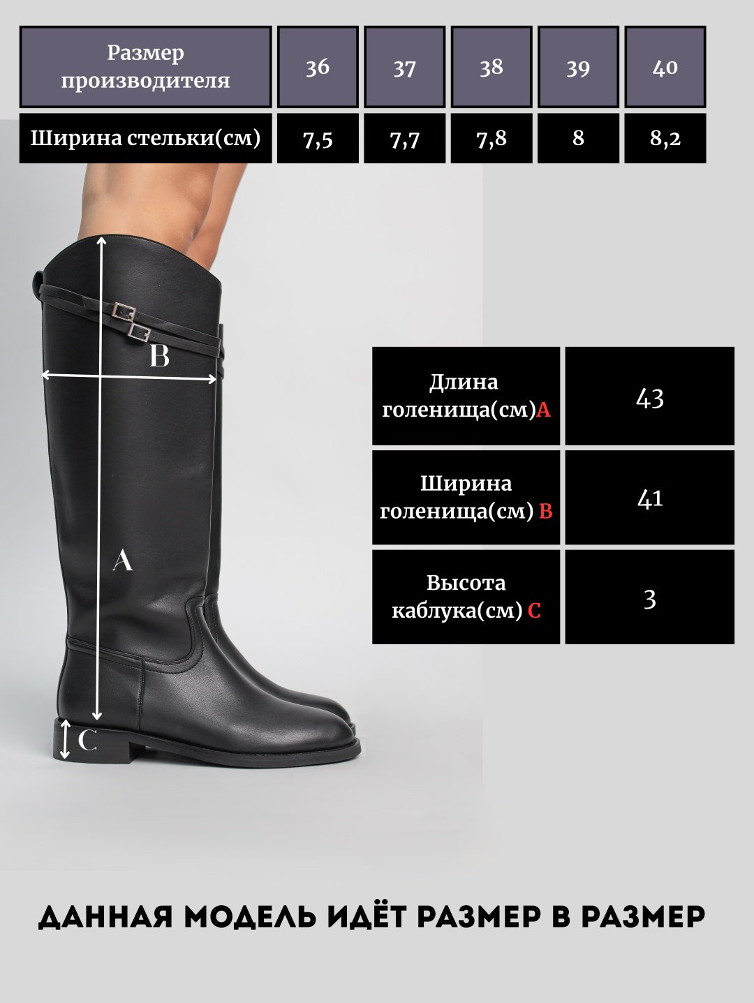Сапоги alinashoes black 36 купить,NaN