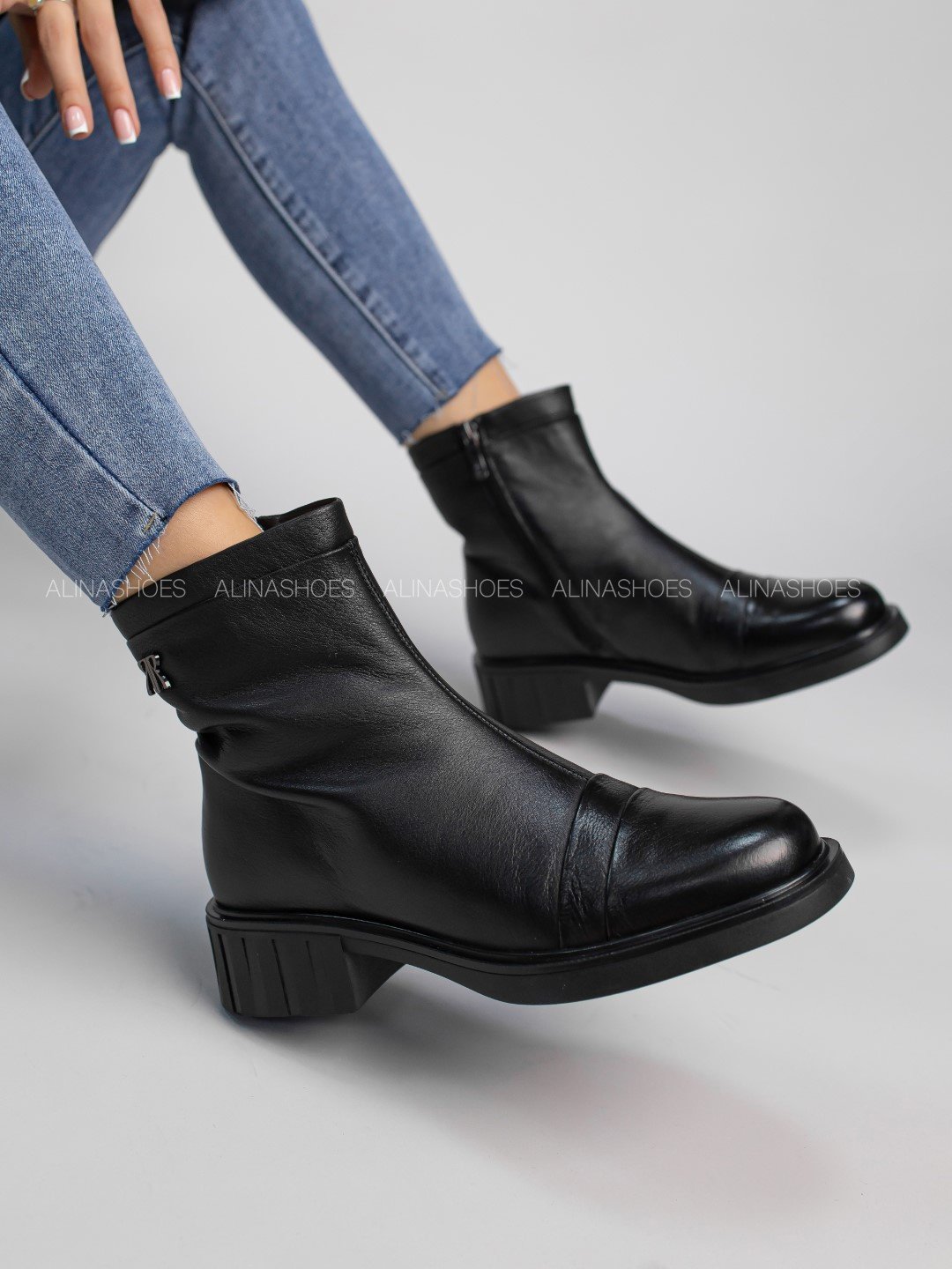 Ботинки alinashoes black 37 купить,NaN