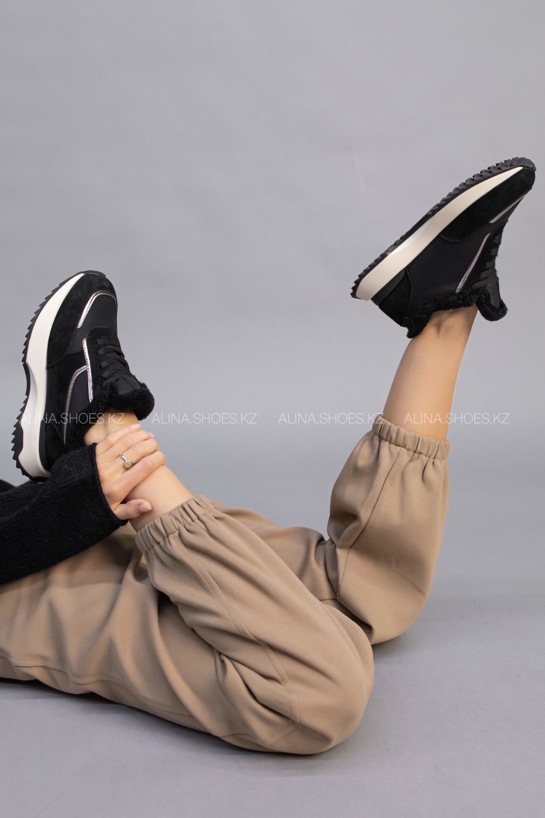 Кроссовки alinashoes черный купить,NaN