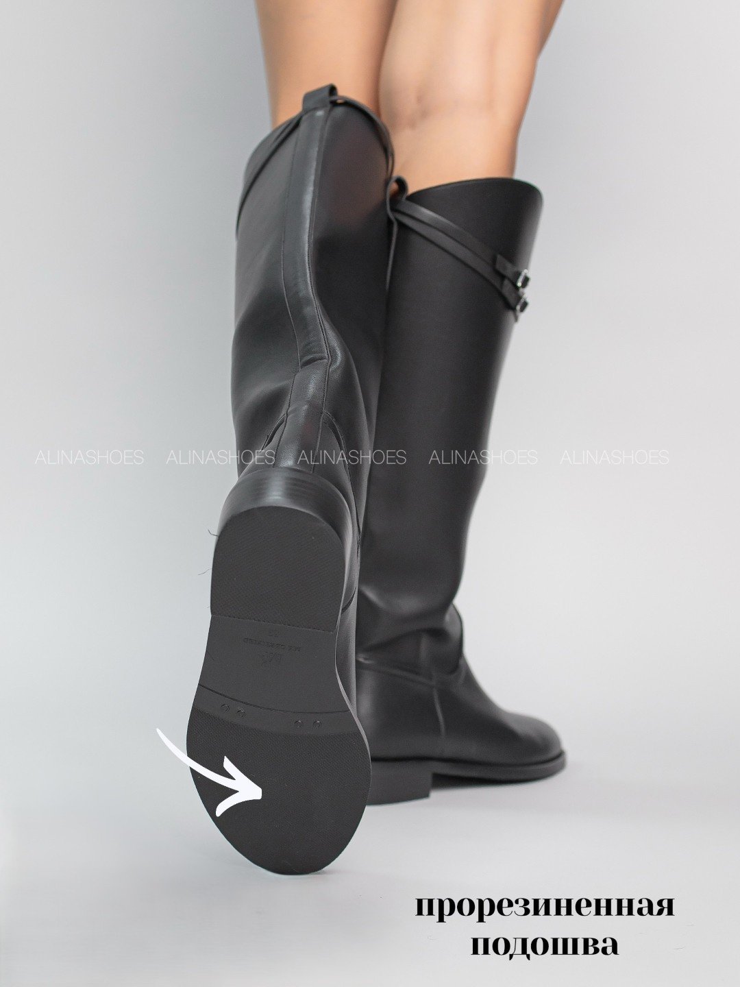 Сапоги alinashoes black 36 купить,NaN