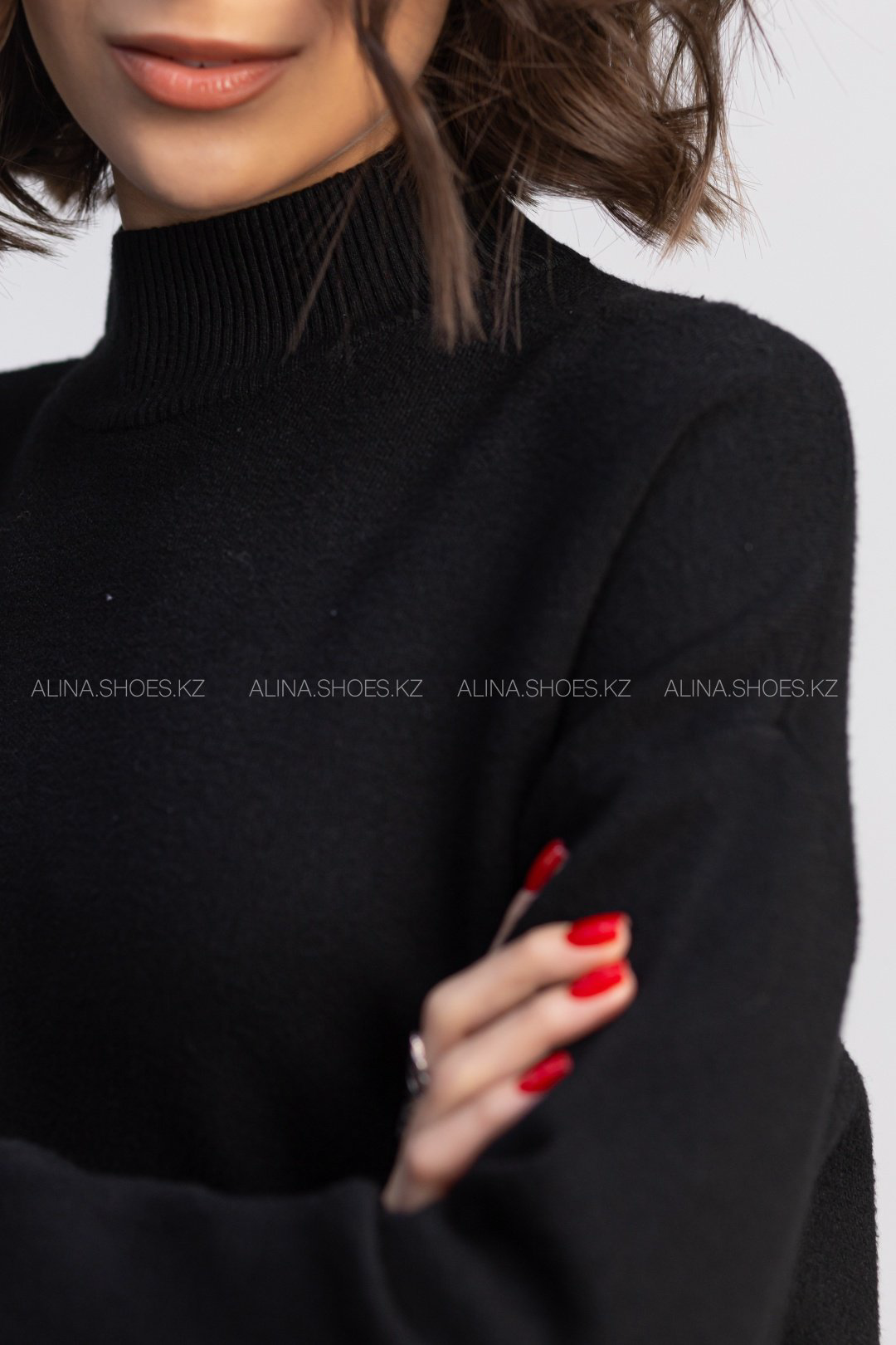 Свитер alinashoes черный купить,NaN