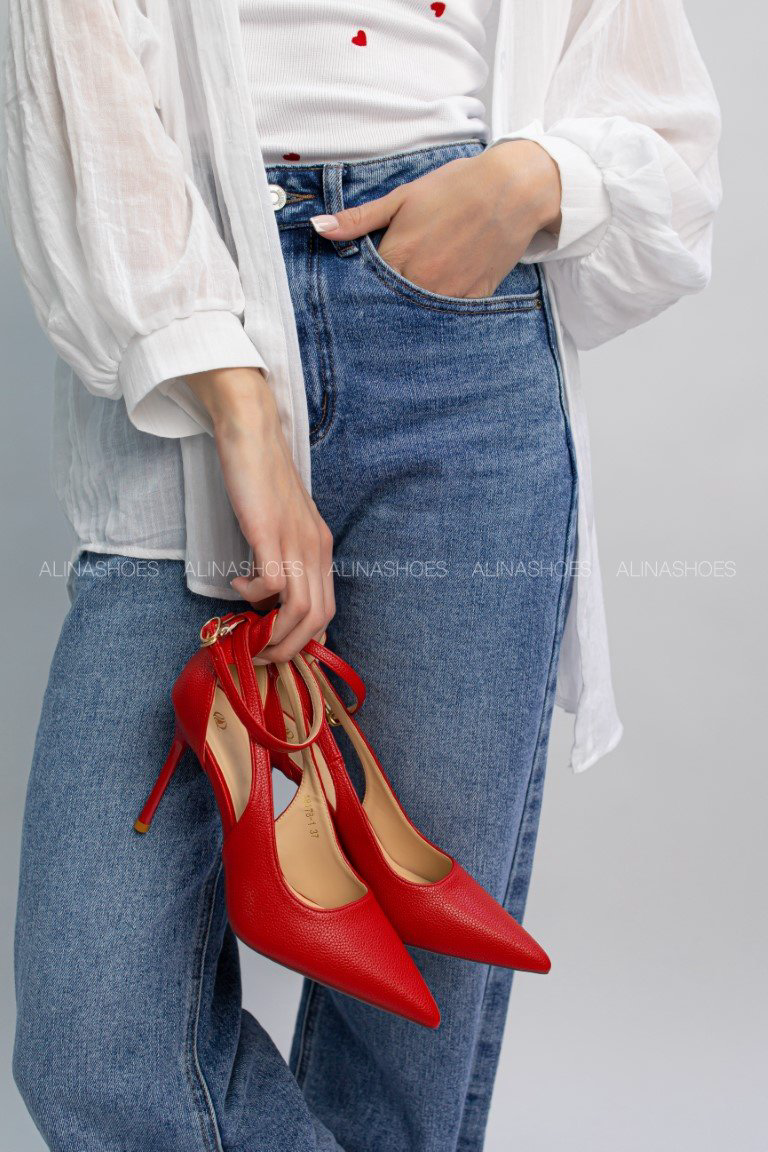 Туфли alinashoes red 35 купить,NaN