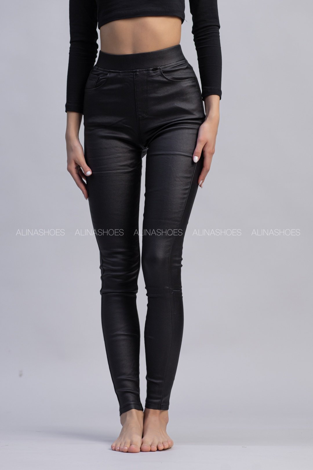 Леггинсы alinashoes черный купить,NaN