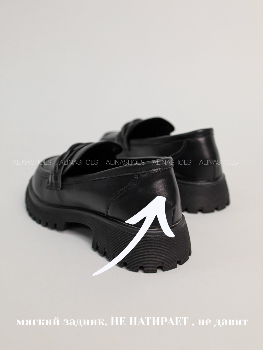Лоферы alinashoes black 35 купить,NaN