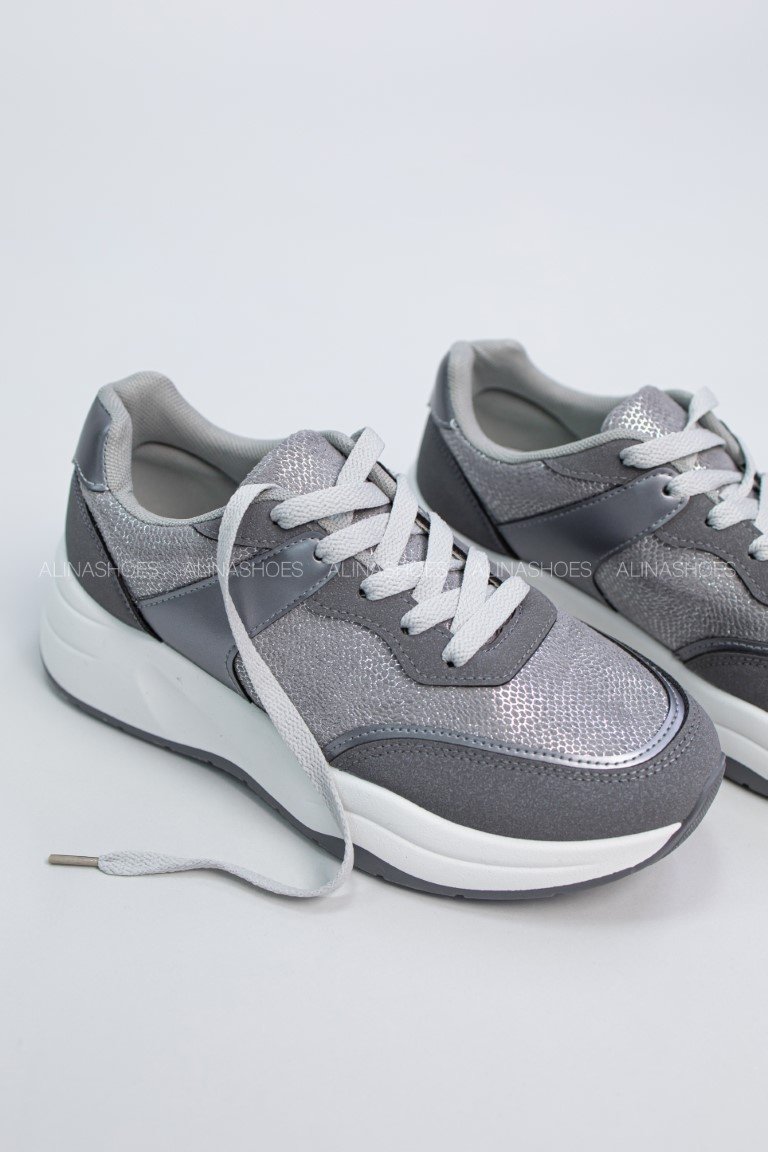 Кроссовки alinashoes серый купить,NaN