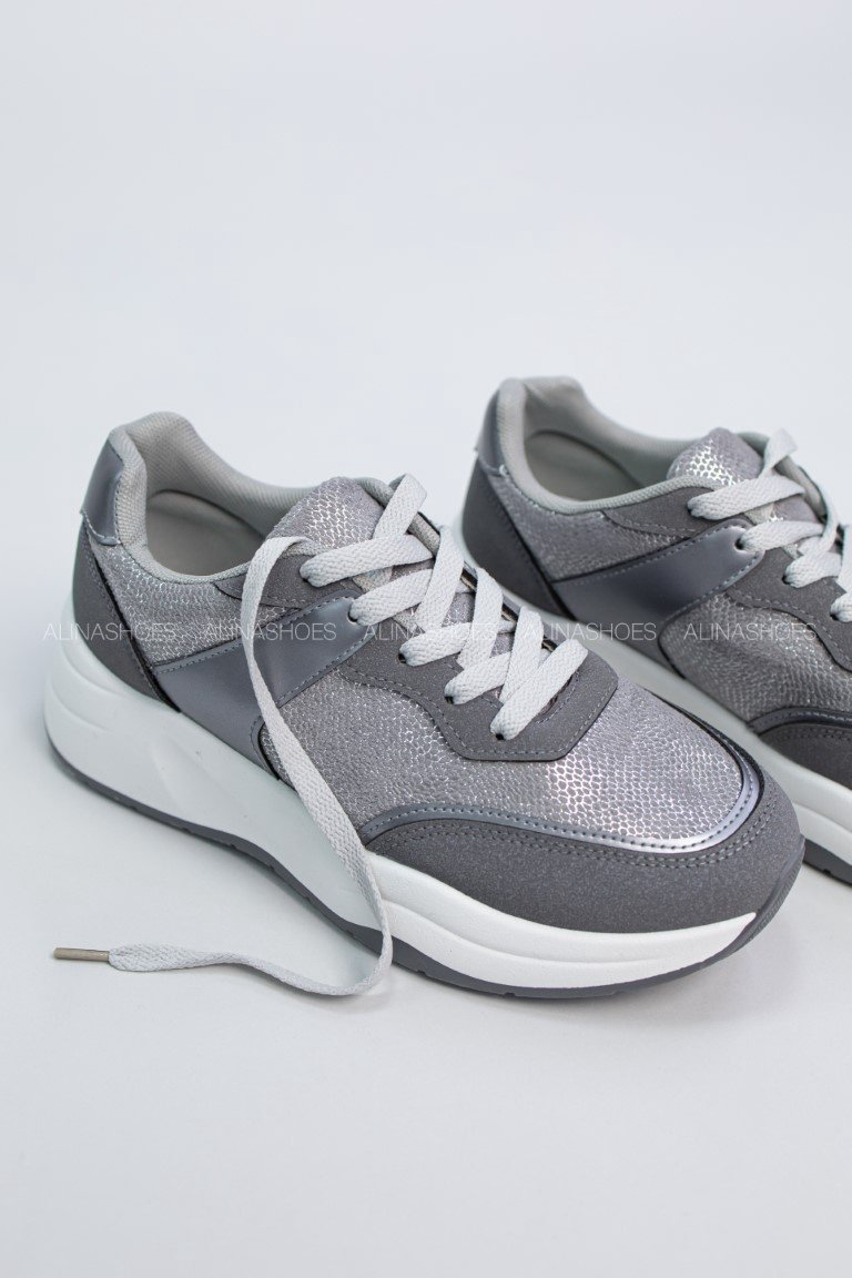 Кроссовки alinashoes серый купить,NaN