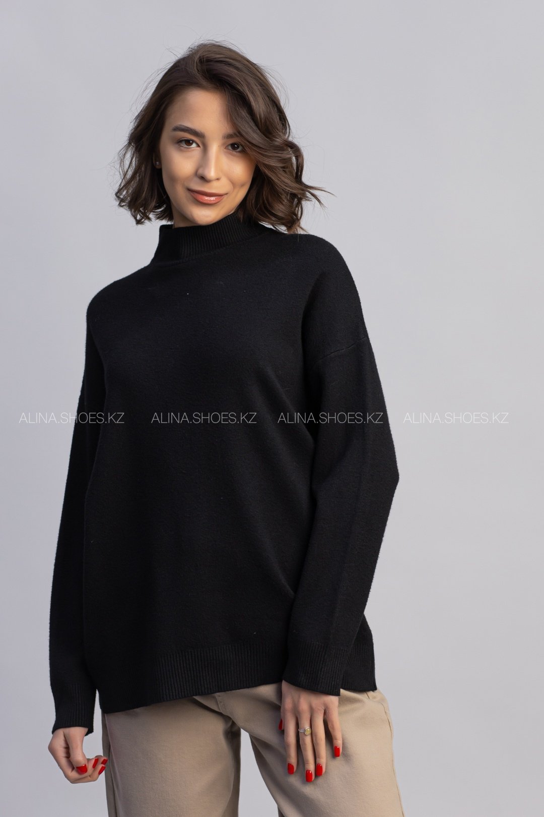 Свитер alinashoes черный купить,NaN