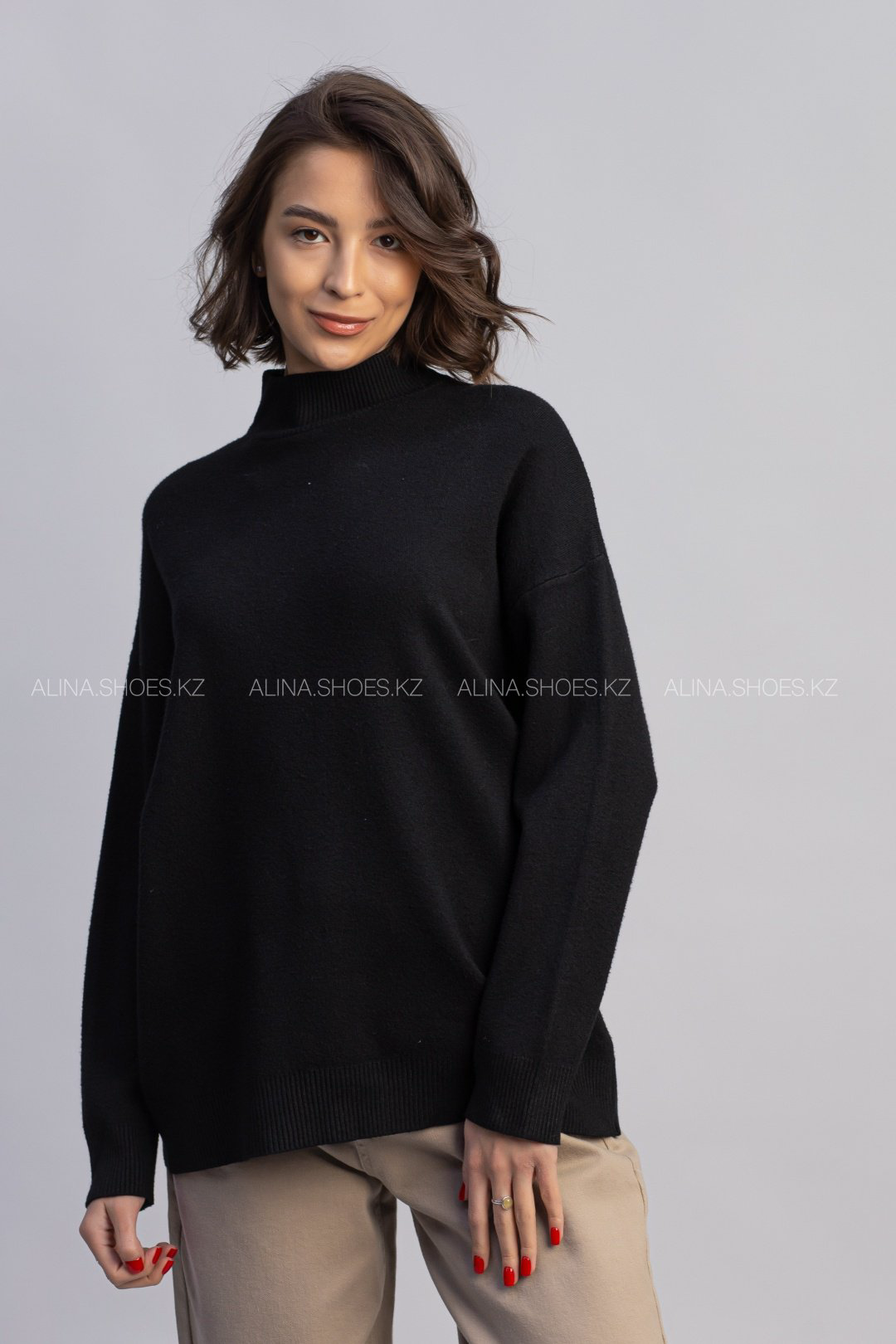 Свитер alinashoes черный купить,NaN
