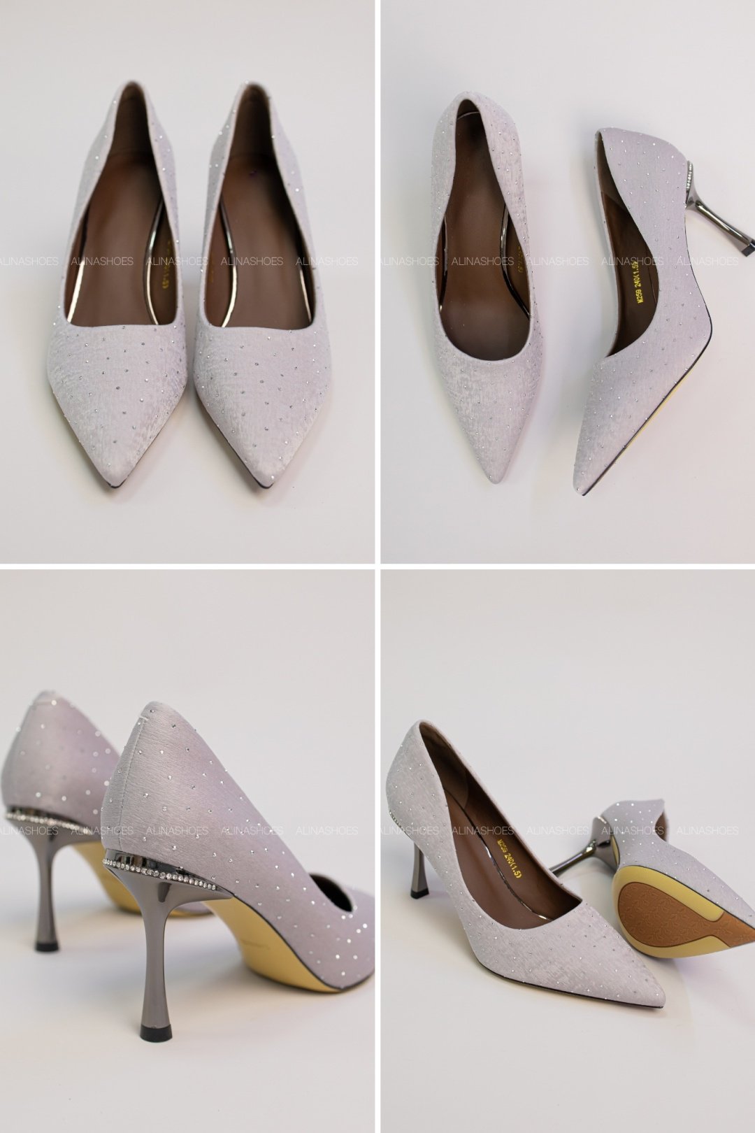 Туфли alinashoes grey 38 купить,NaN