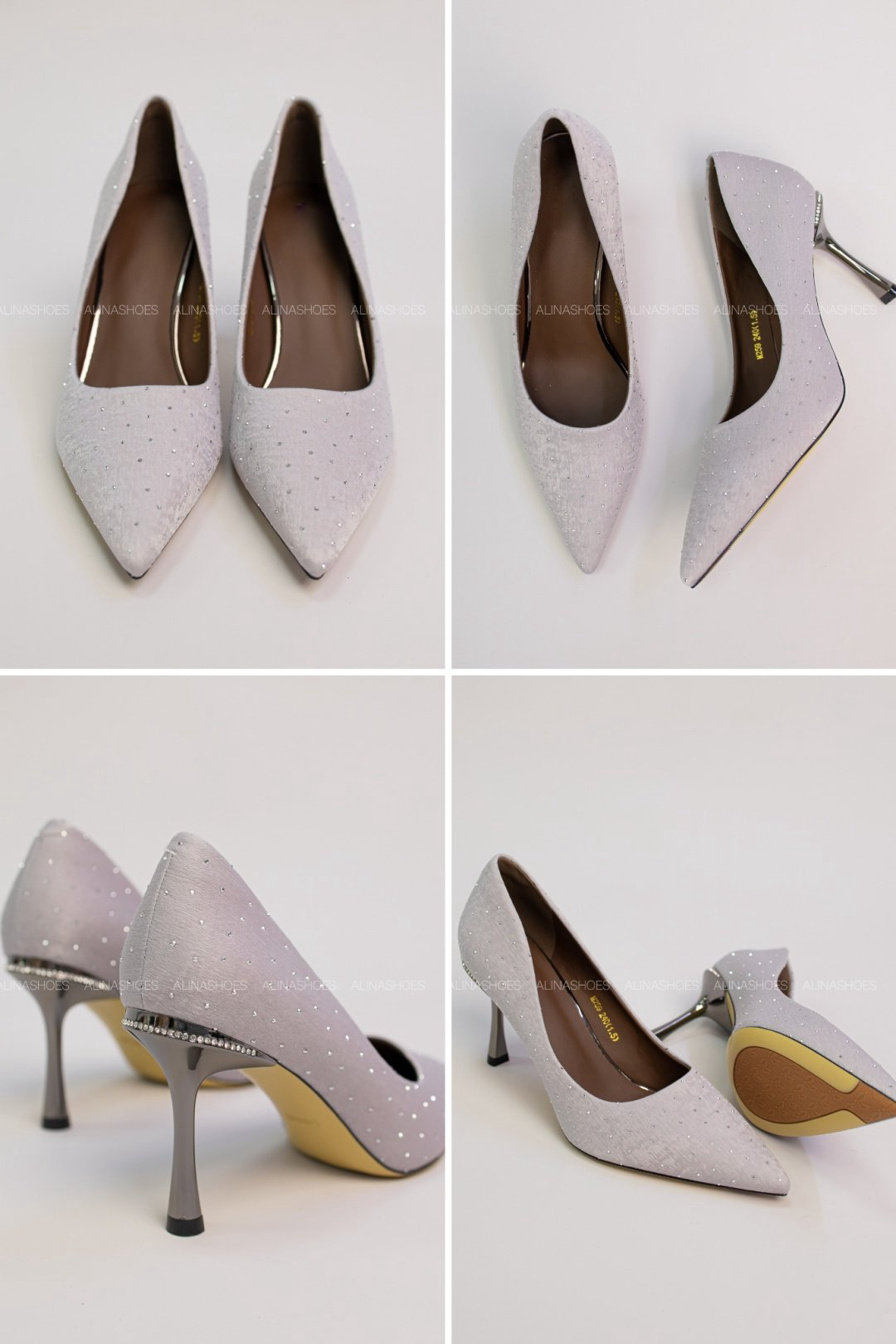 Туфли alinashoes grey 38 купить,NaN
