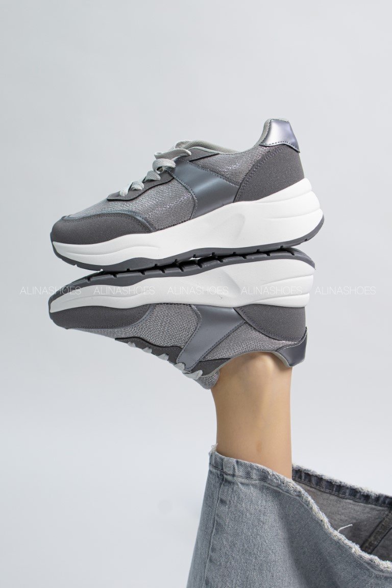 Кроссовки alinashoes серый купить,NaN