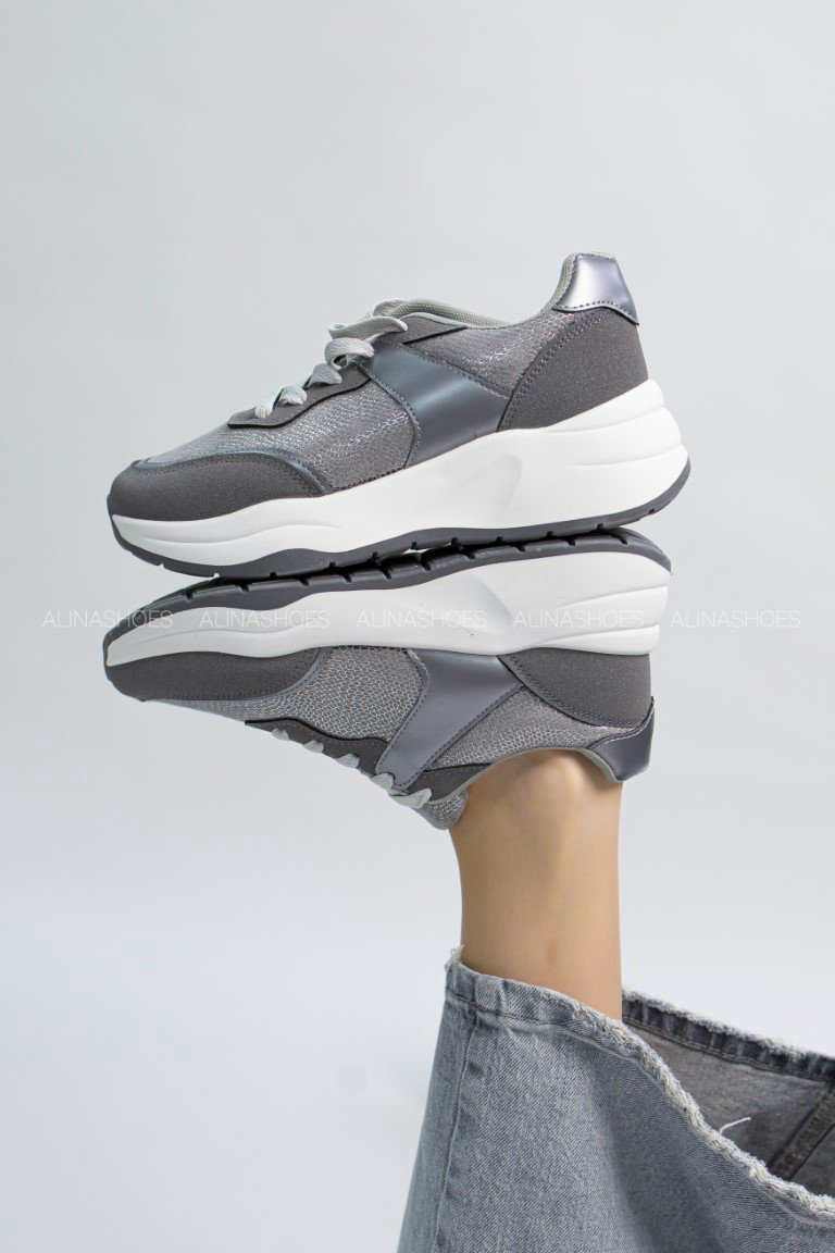Кроссовки alinashoes серый купить,NaN