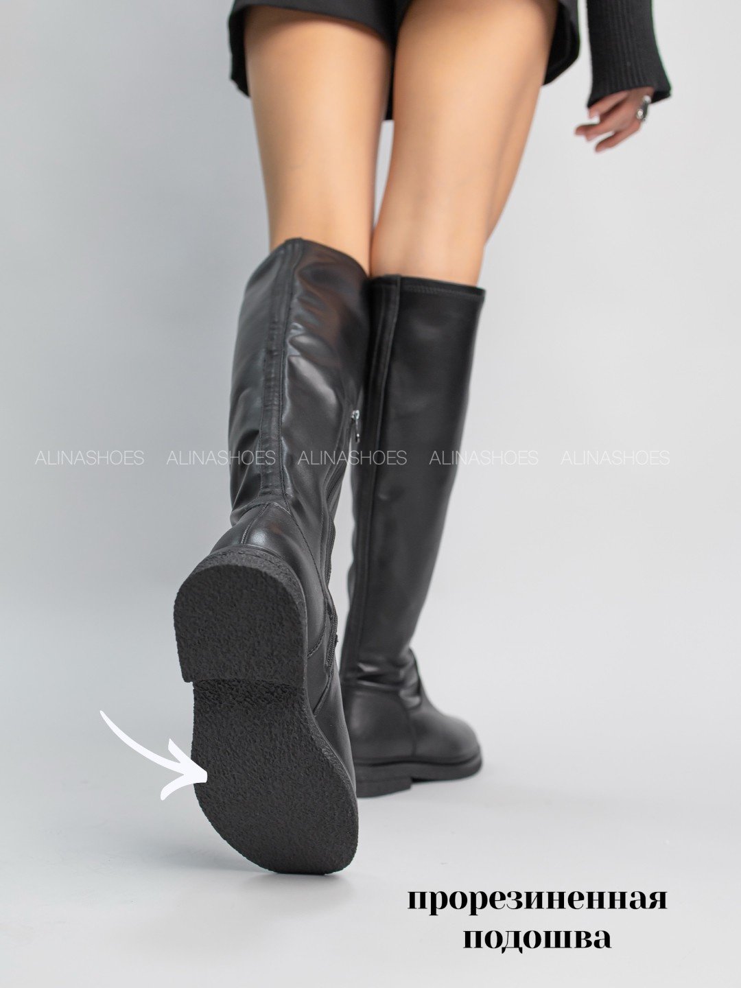 Сапоги alinashoes black 37 купить,NaN