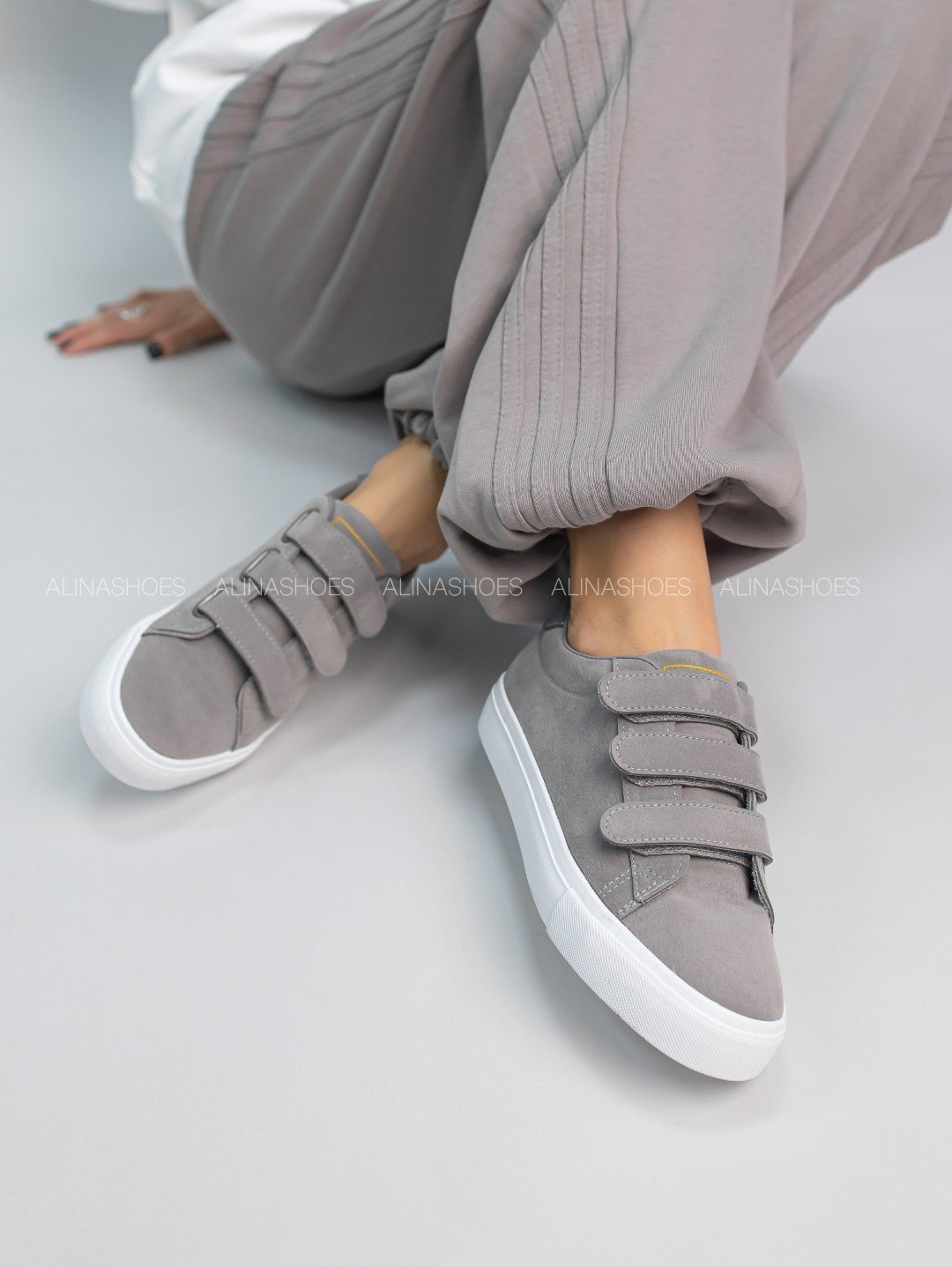 Кеды alinashoes кеды серый купить,NaN