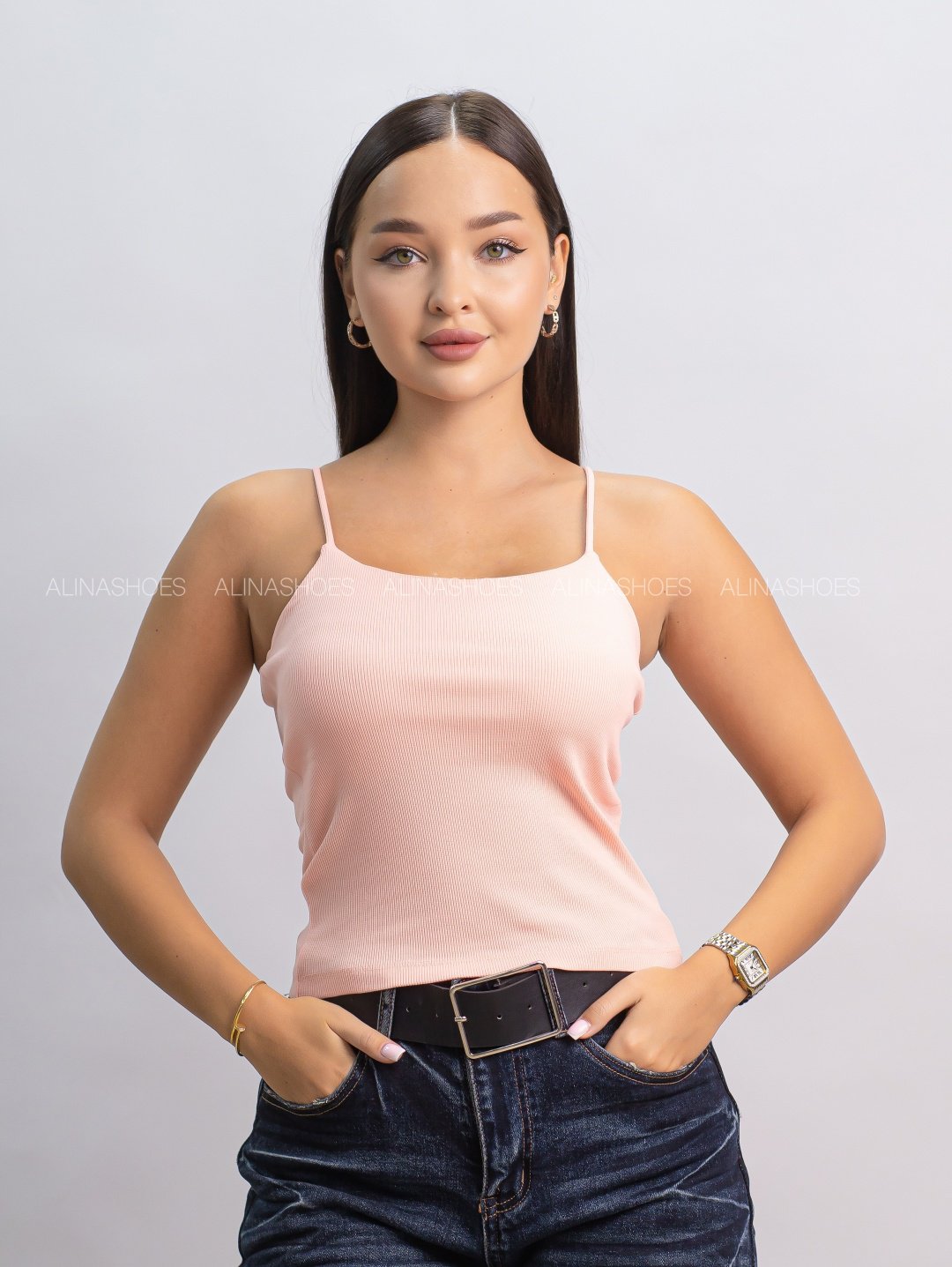Майка alinashoes розовая XL купить,NaN