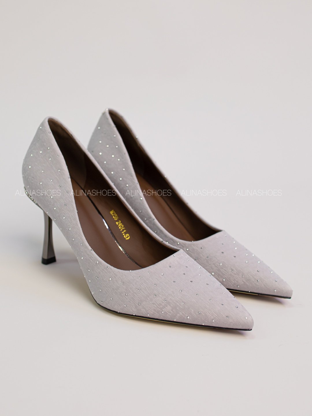 Туфли alinashoes grey 38 купить,NaN