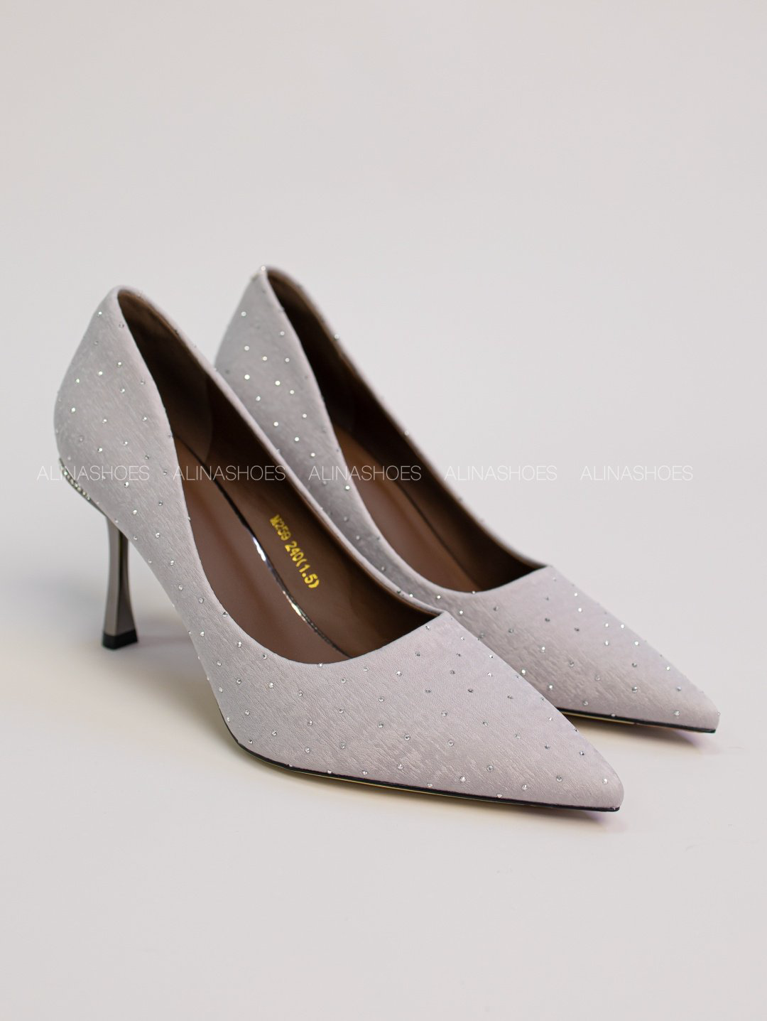 Туфли alinashoes grey 38 купить,NaN