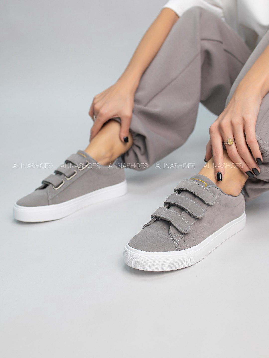 Кеды alinashoes кеды серый купить,NaN