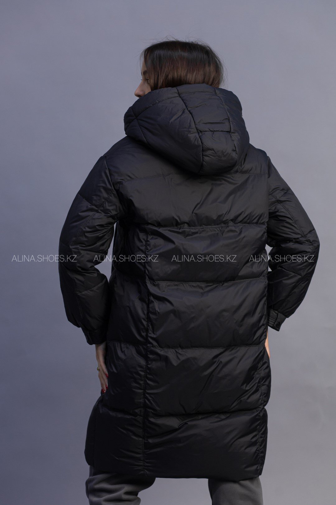 Пуховик alinashoes черный купить,NaN