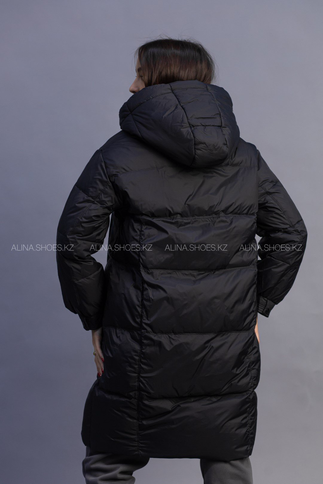 Пуховик alinashoes черный купить,NaN