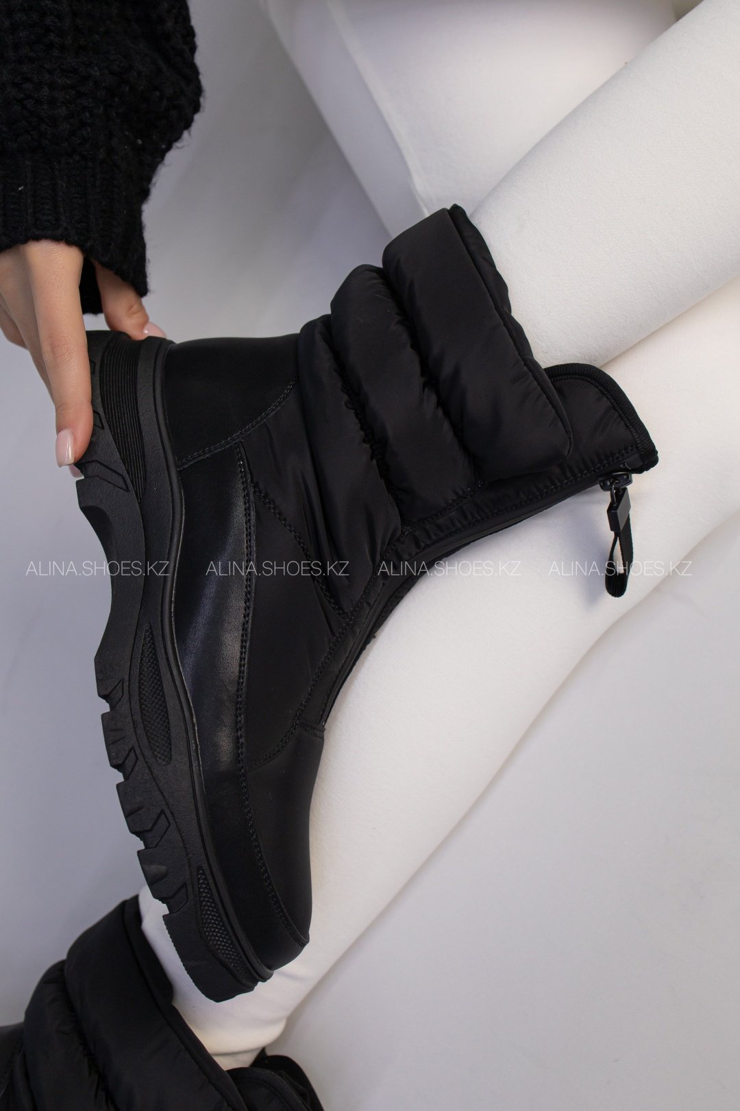 Дутики alinashoes черный купить,NaN