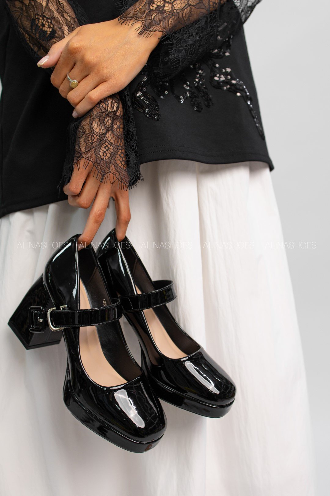 Туфли alinashoes black 40 купить,NaN
