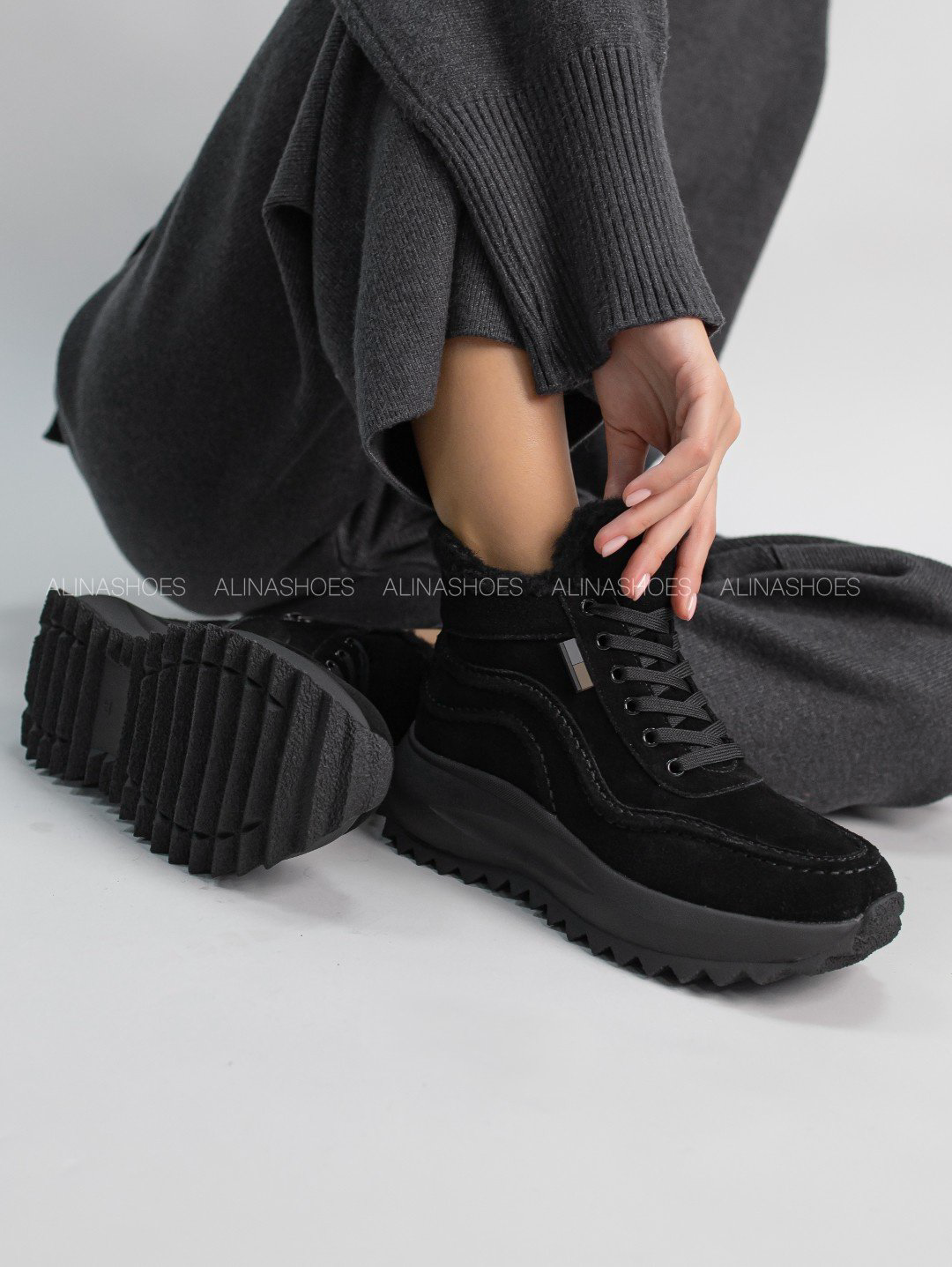 Кроссовки alinashoes черный купить,NaN