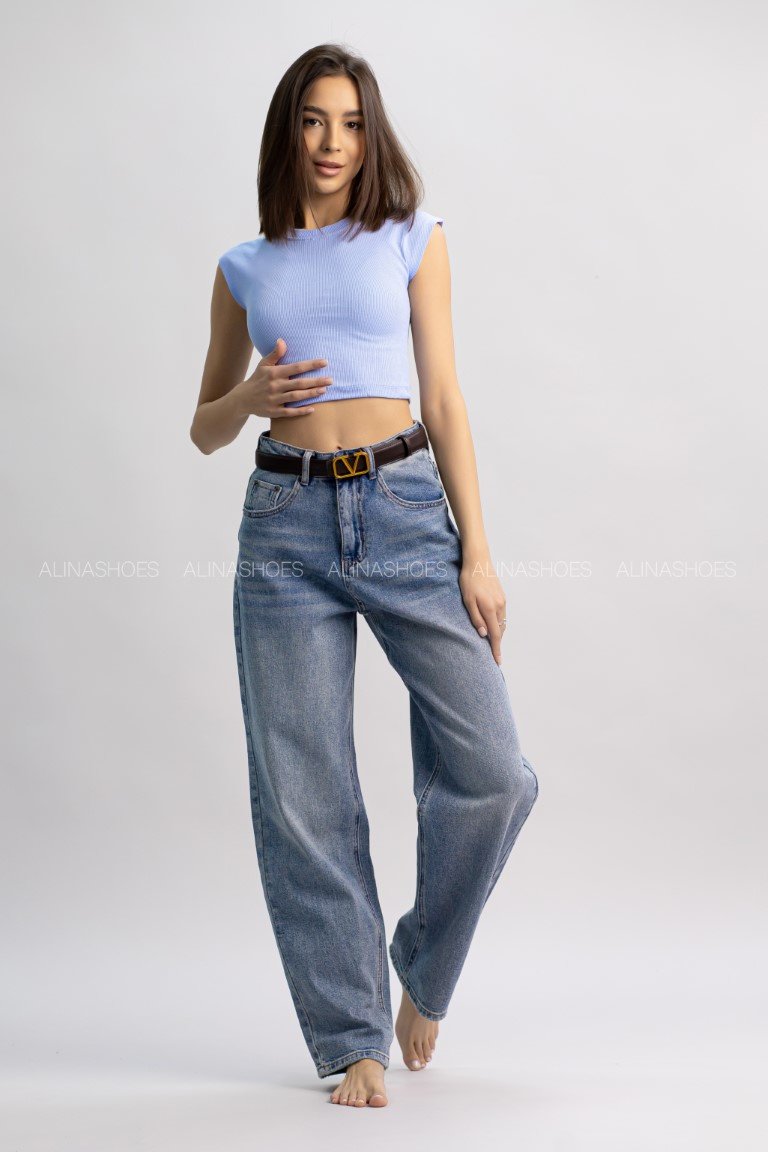 Топ alinashoes голубой XL купить,NaN