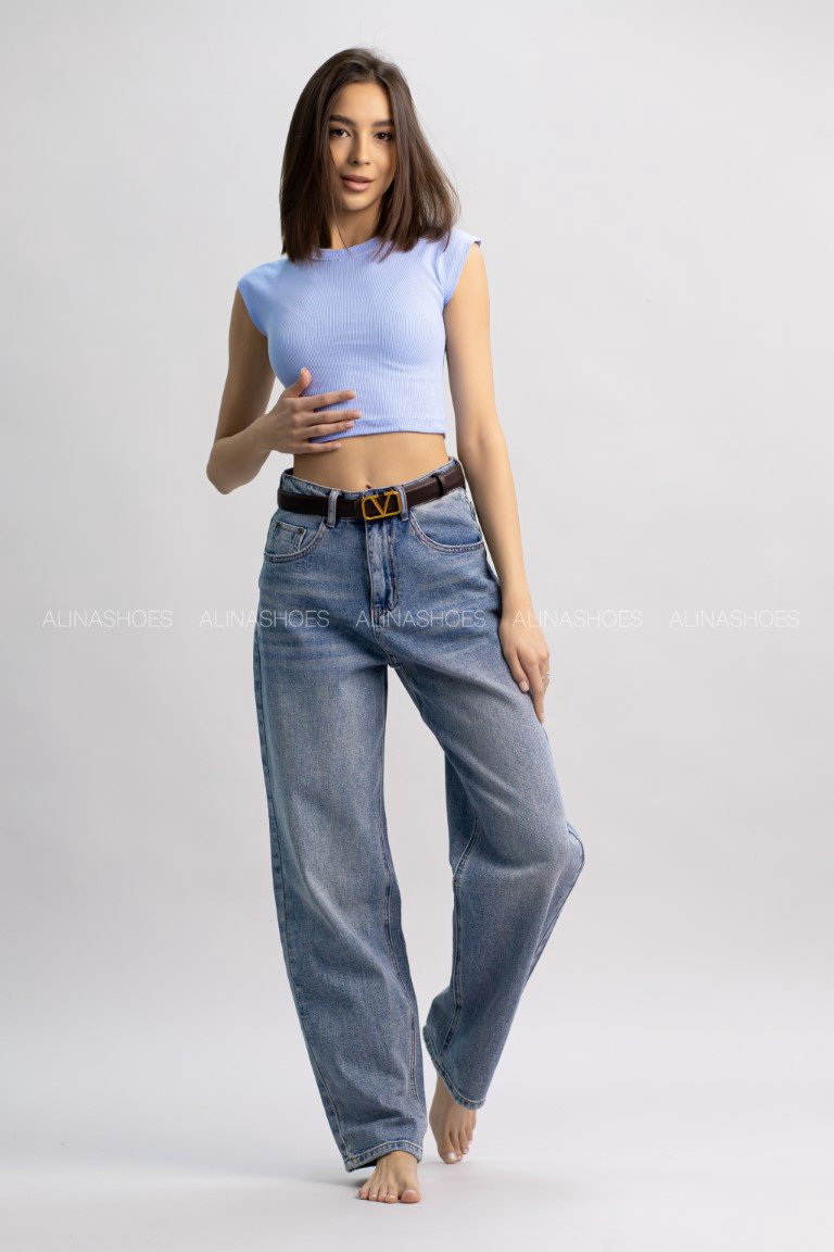 Топ alinashoes голубой XL купить,NaN