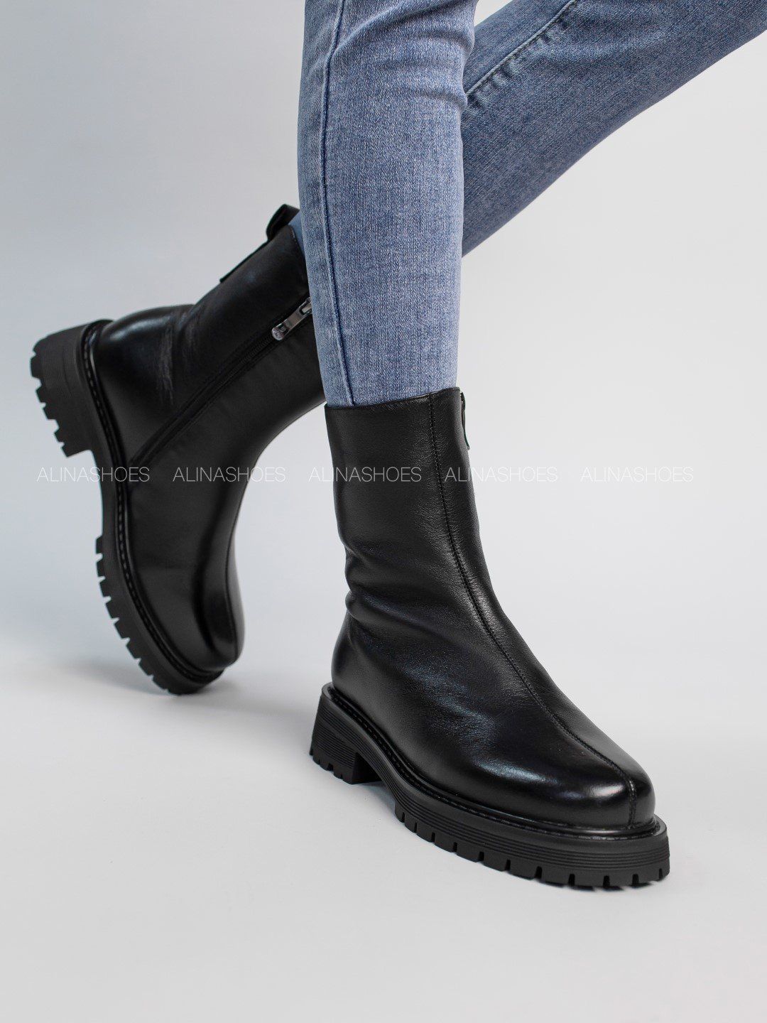 Ботинки alinashoes black 37 купить,NaN