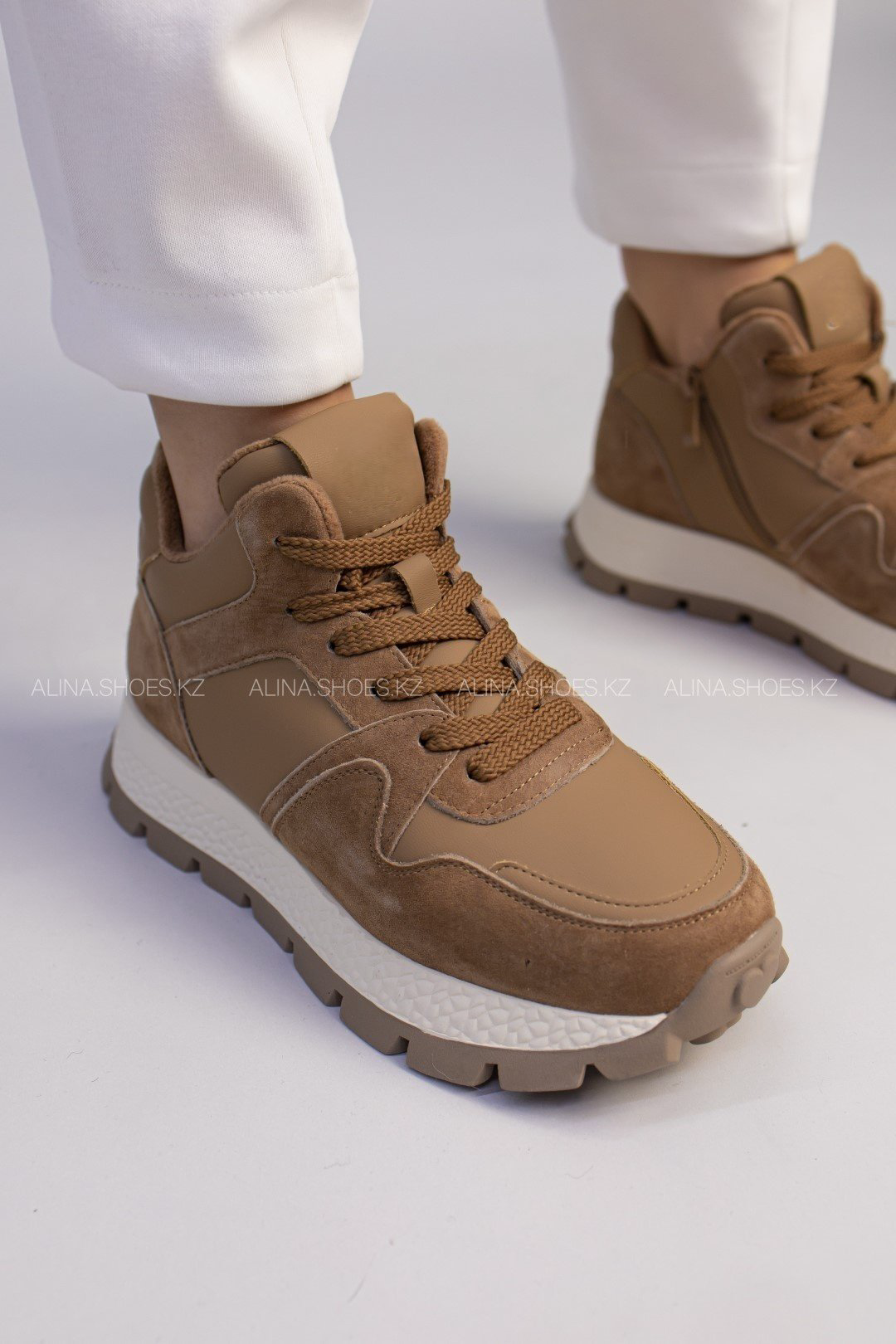 Кроссовки alinashoes коричневый купить,NaN