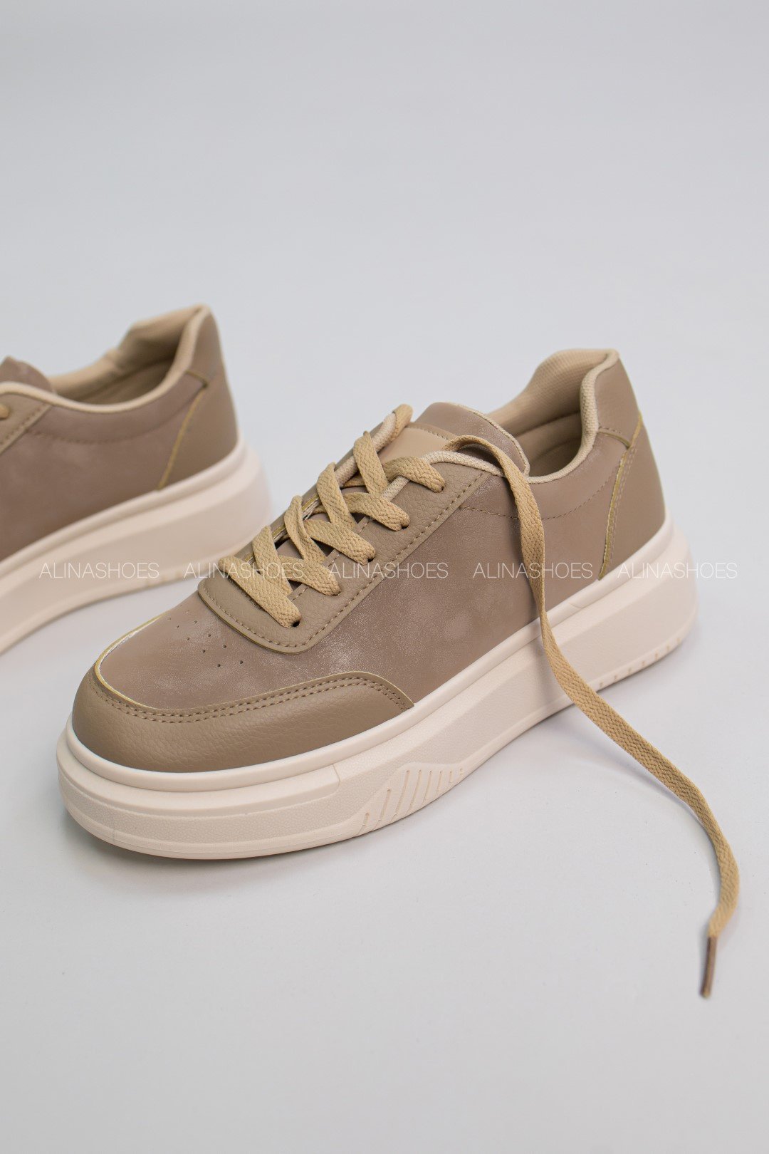 Кроссовки alinashoes бежевый купить,NaN