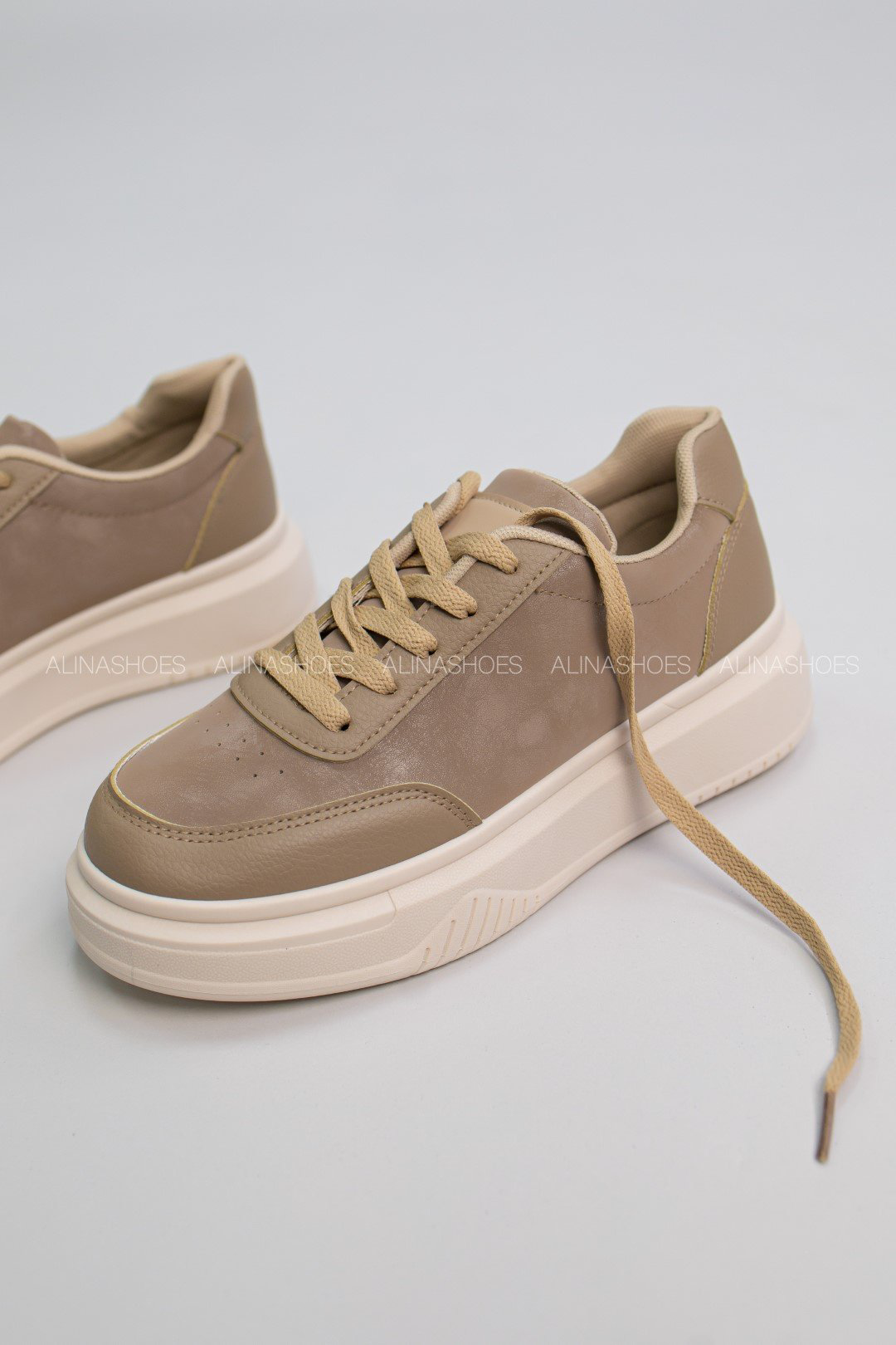Кроссовки alinashoes бежевый купить,NaN