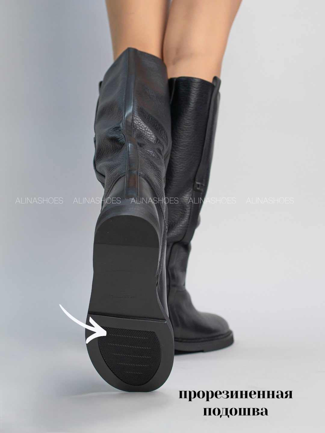 Сапоги alinashoes black 40 купить,NaN