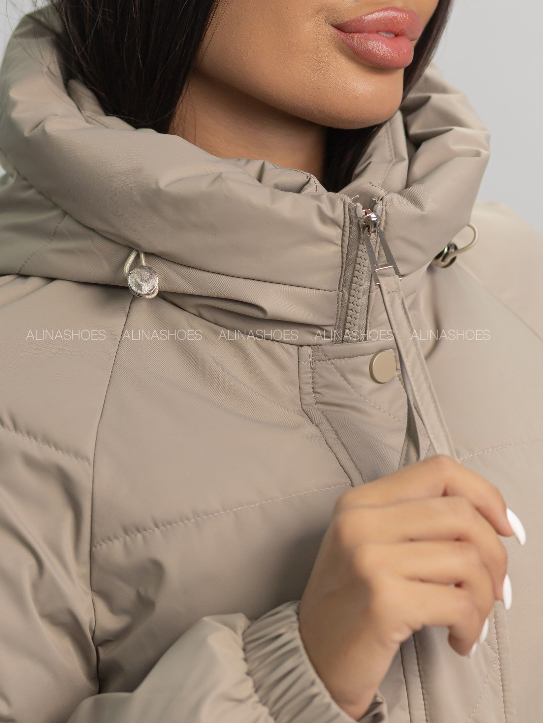 Демисезонная куртка alinashoes хаки купить,NaN