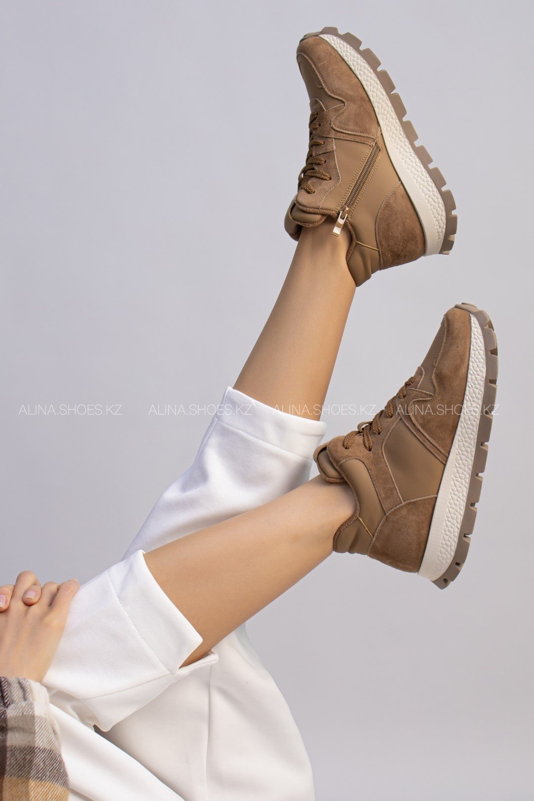 Кроссовки alinashoes коричневый купить,NaN
