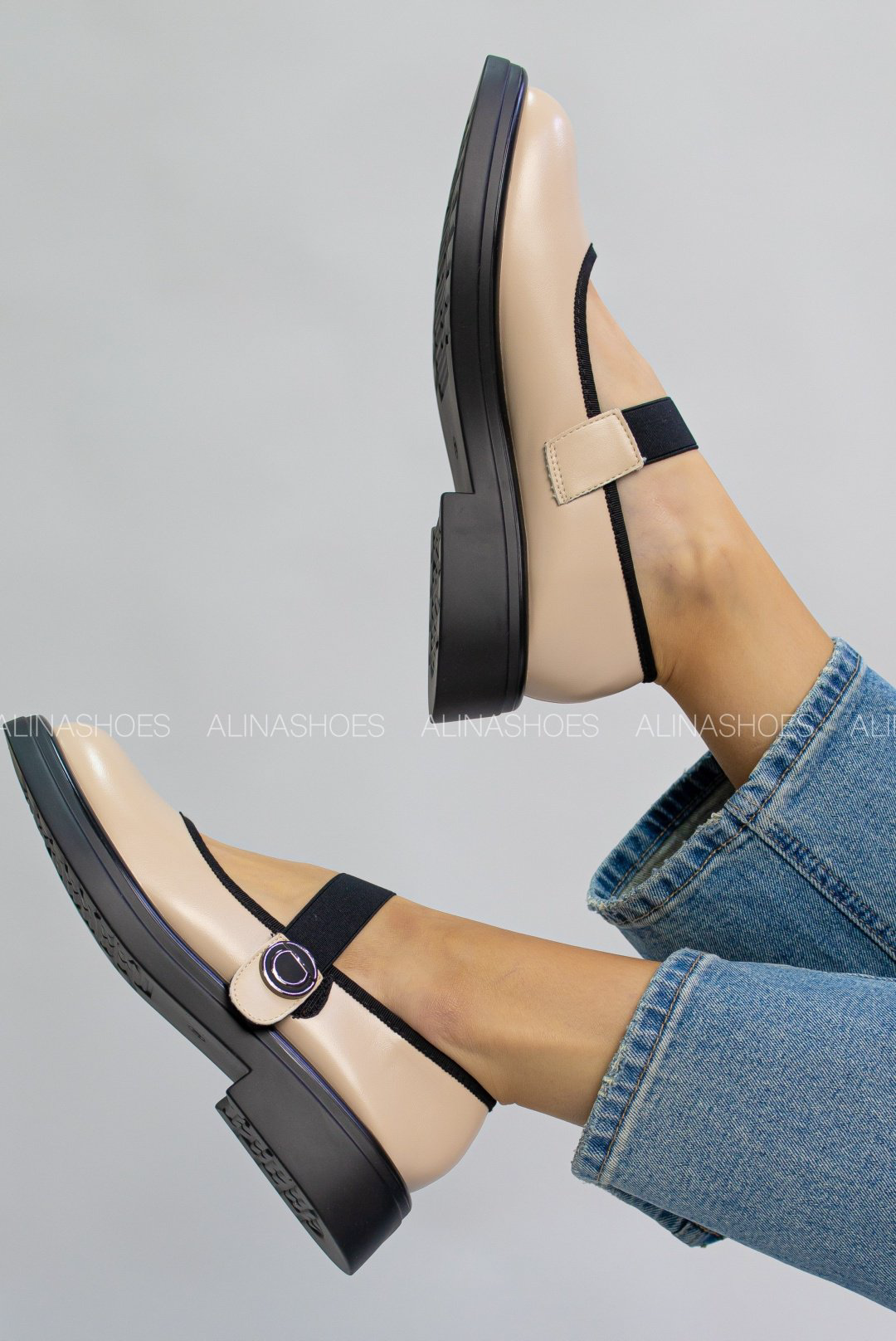 Лоферы alinashoes brown 36 купить,NaN