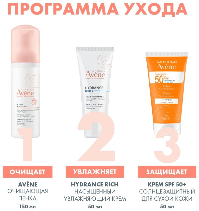 Avene Hydrance Rich крем для тела 40 мл купить,NaN