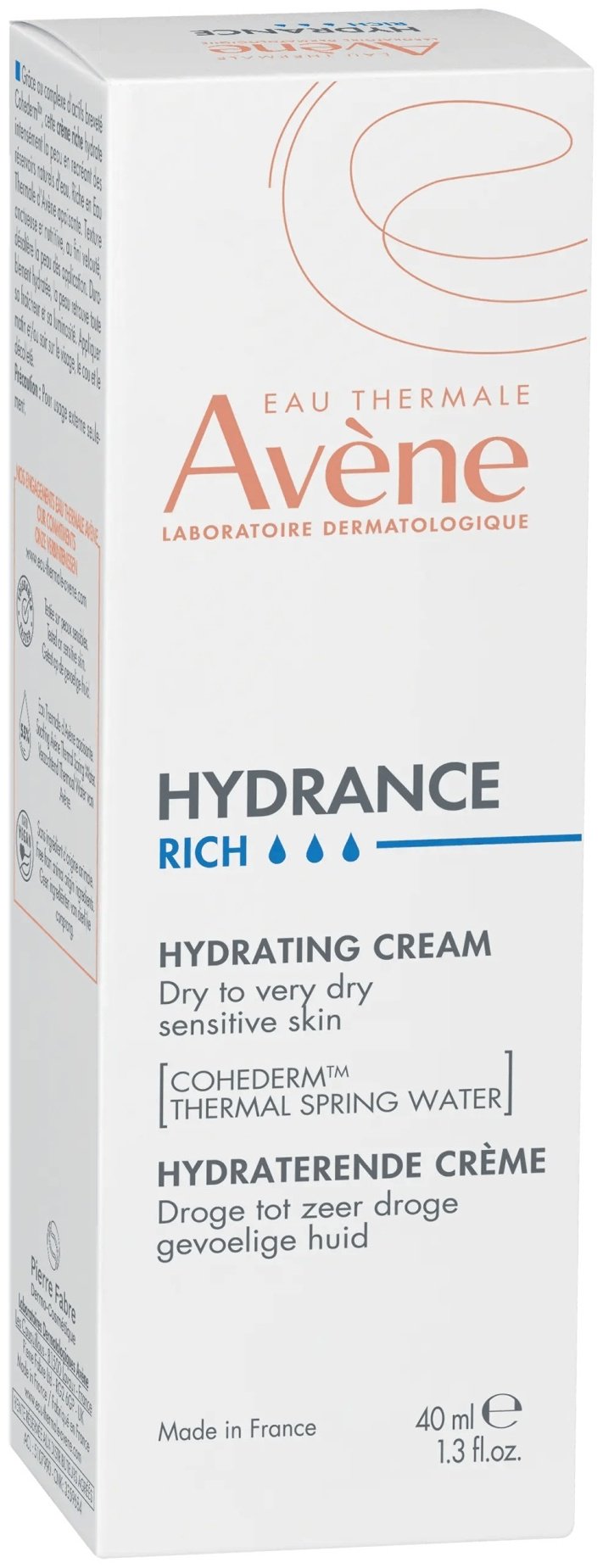 Avene Hydrance Rich крем для тела 40 мл купить,NaN