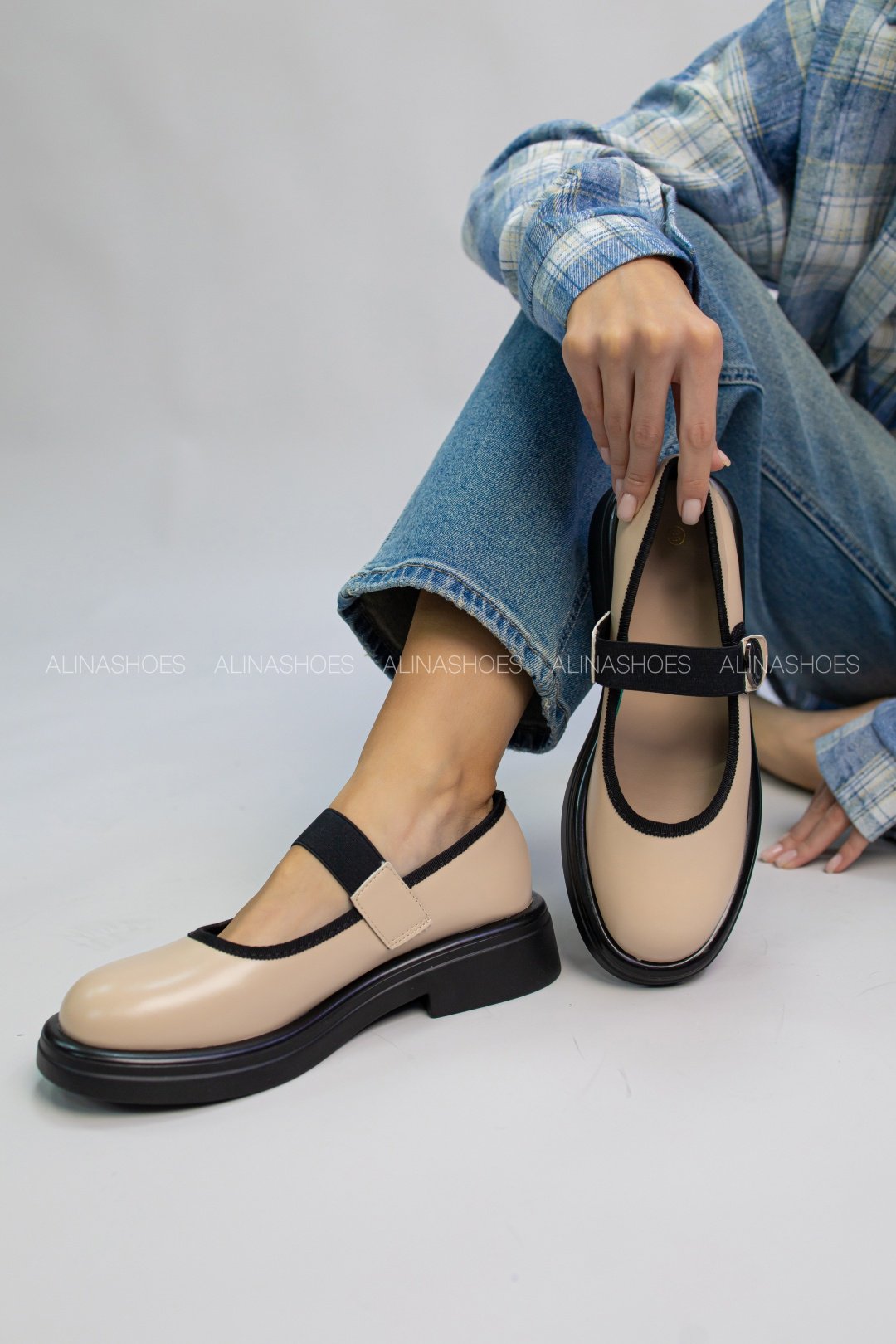 Лоферы alinashoes brown 36 купить,NaN